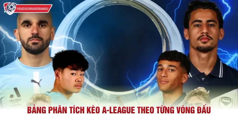 Bảng phân tích kèo A-League theo từng vòng đấu