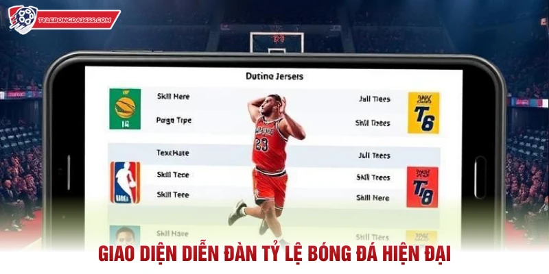 Giao diện diễn đàn Tỷ Lệ Bóng Đá hiện đại