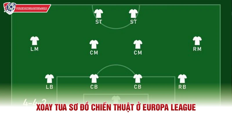 Xoay tua sơ đồ chiến thuật ở Europa League